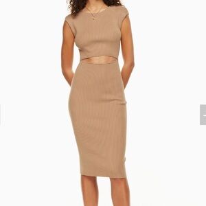 Aritzia Cutout Midi Dress